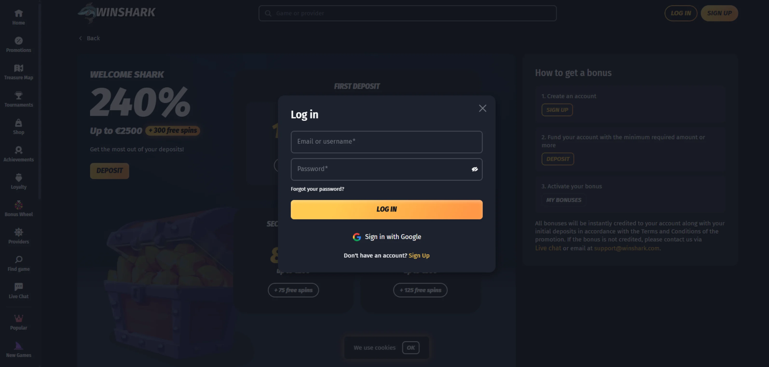 Winshark Casino