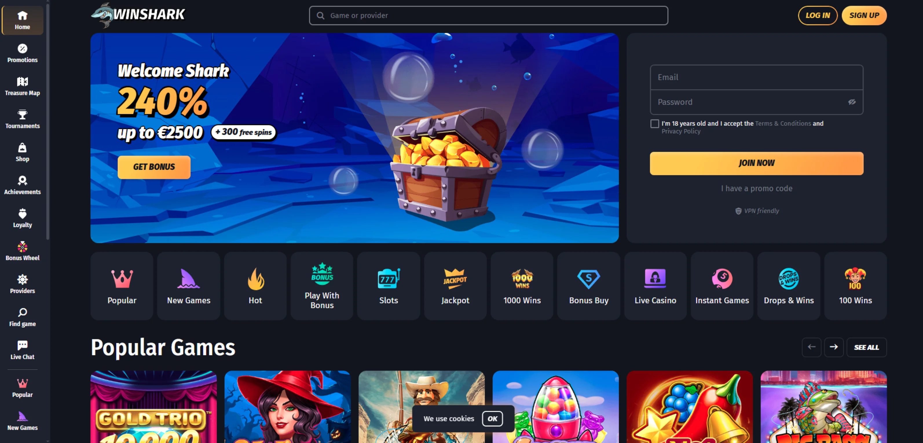 Winshark Casino